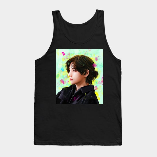 Taehyung Tank Top by ari-arts